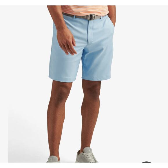 Peter Millar Men’s Performance Golf Shorts Blue Size 38 - Picture 1 of 8